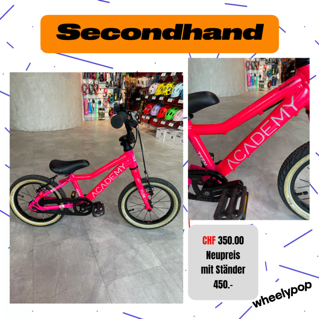 fahrrad kaufen zweite hand Secondhand Academy 14" Grade 2 Ltd Funtasy Pink