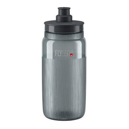 Trinkflasche Elite Bidon Fly Tex 550 ml Clear Smoke