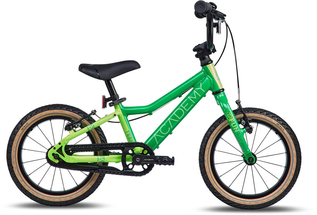Academy Grade 2 14" City Bike (2-4 Jahre) Funtasy Limited Green