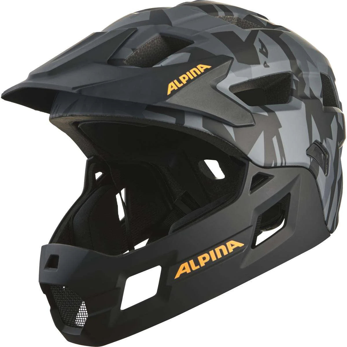 Alpina Fullface RUPI Black Camo Orange Matt 50-55