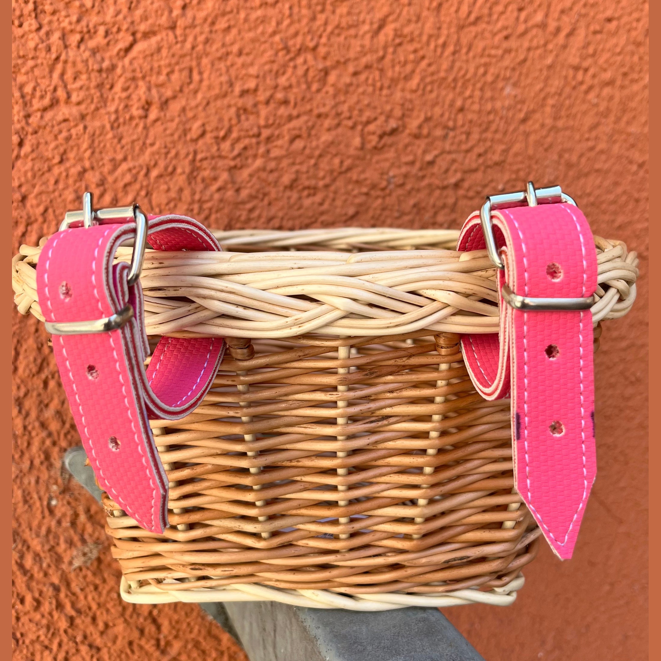 Wheely Wicked Basket Kids -  brown with upper unprocessed stripe