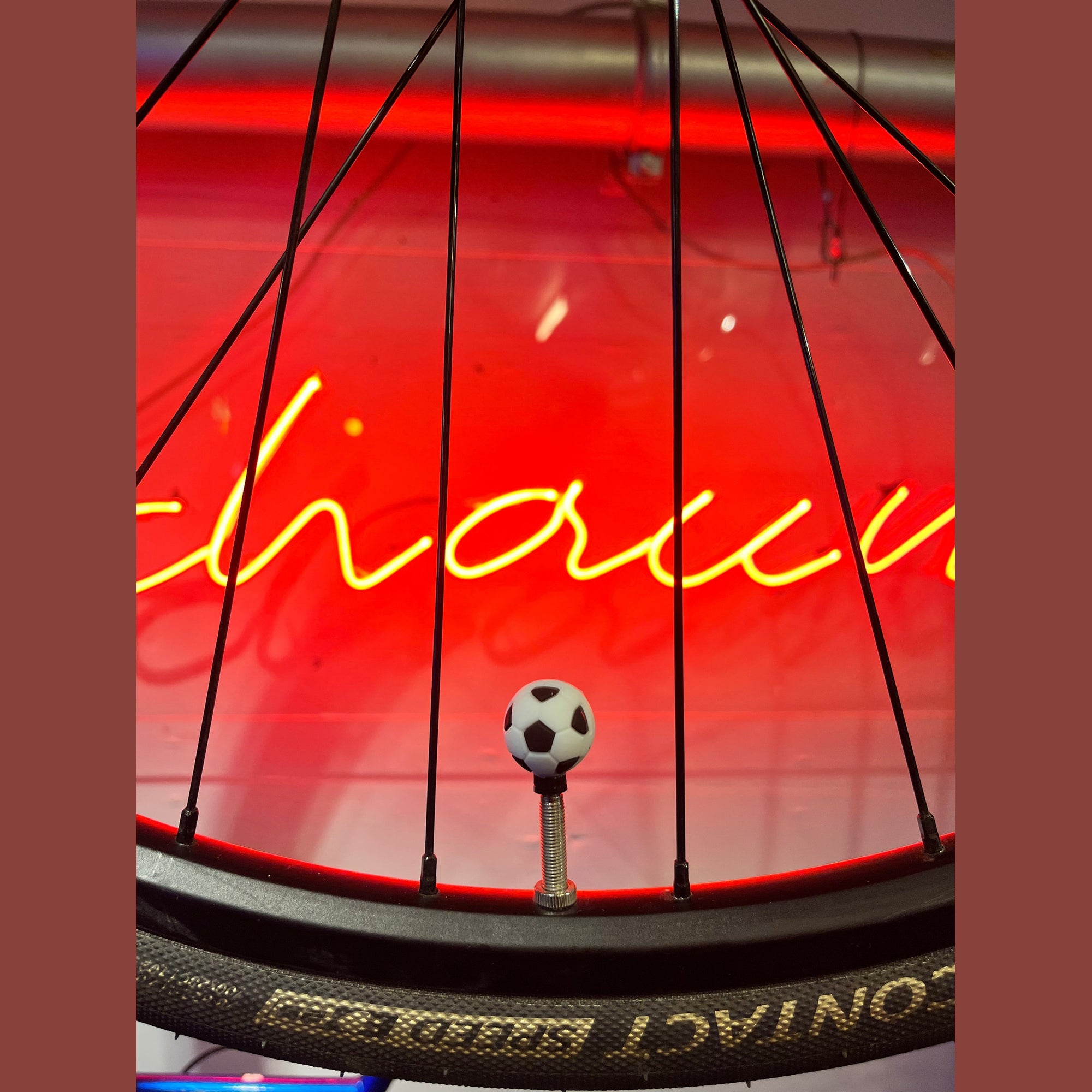 Ventilkappe Fussball (schmales Ventil)