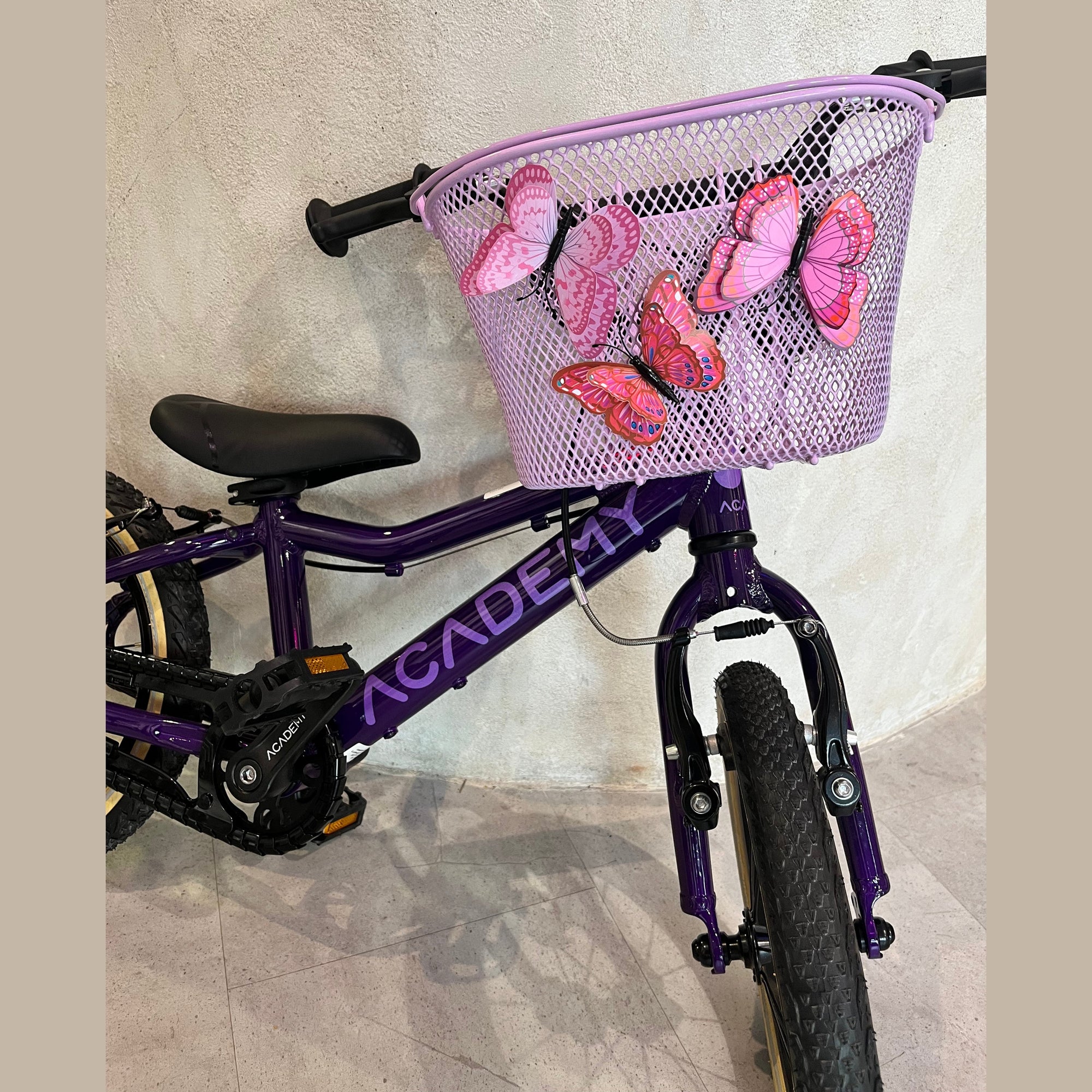 Bikebasket - Rosa Butterfly