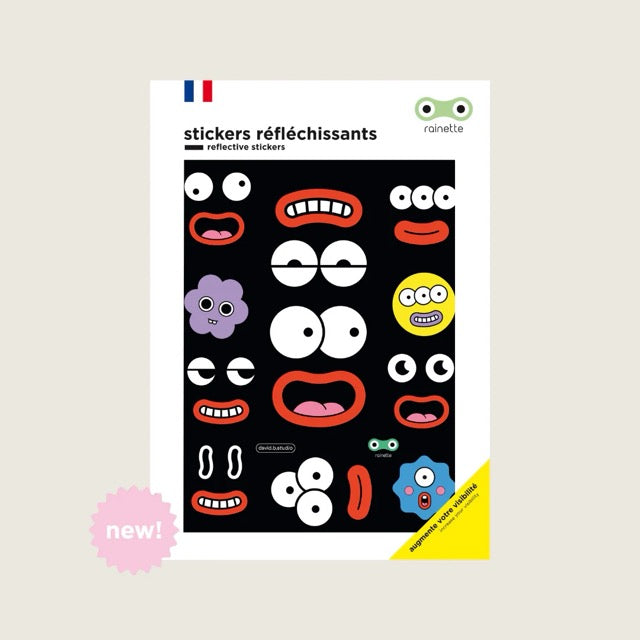 Rainette Reflektierende Sticker - Face