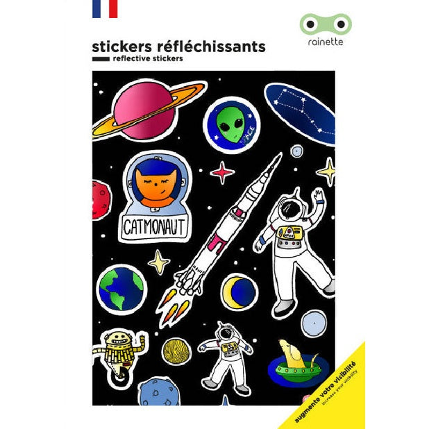 Rainette Reflektierende Sticker - Space