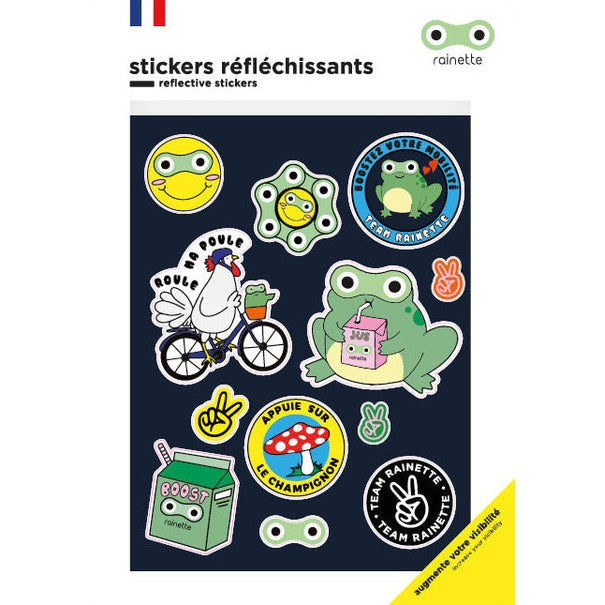 Rainette Reflektierende Sticker - Team Rainette