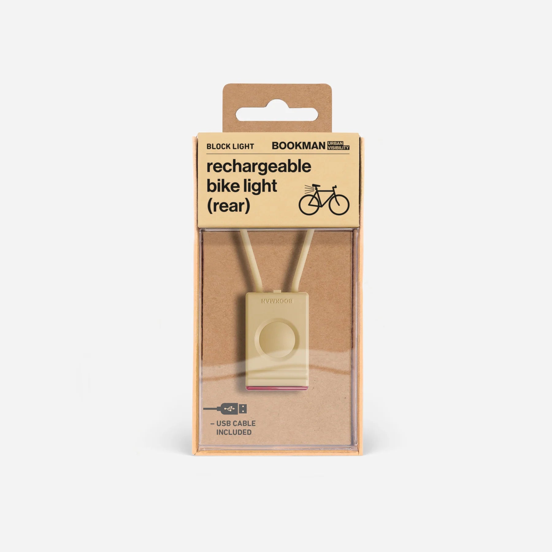 Bookman Block Light Rear Beige