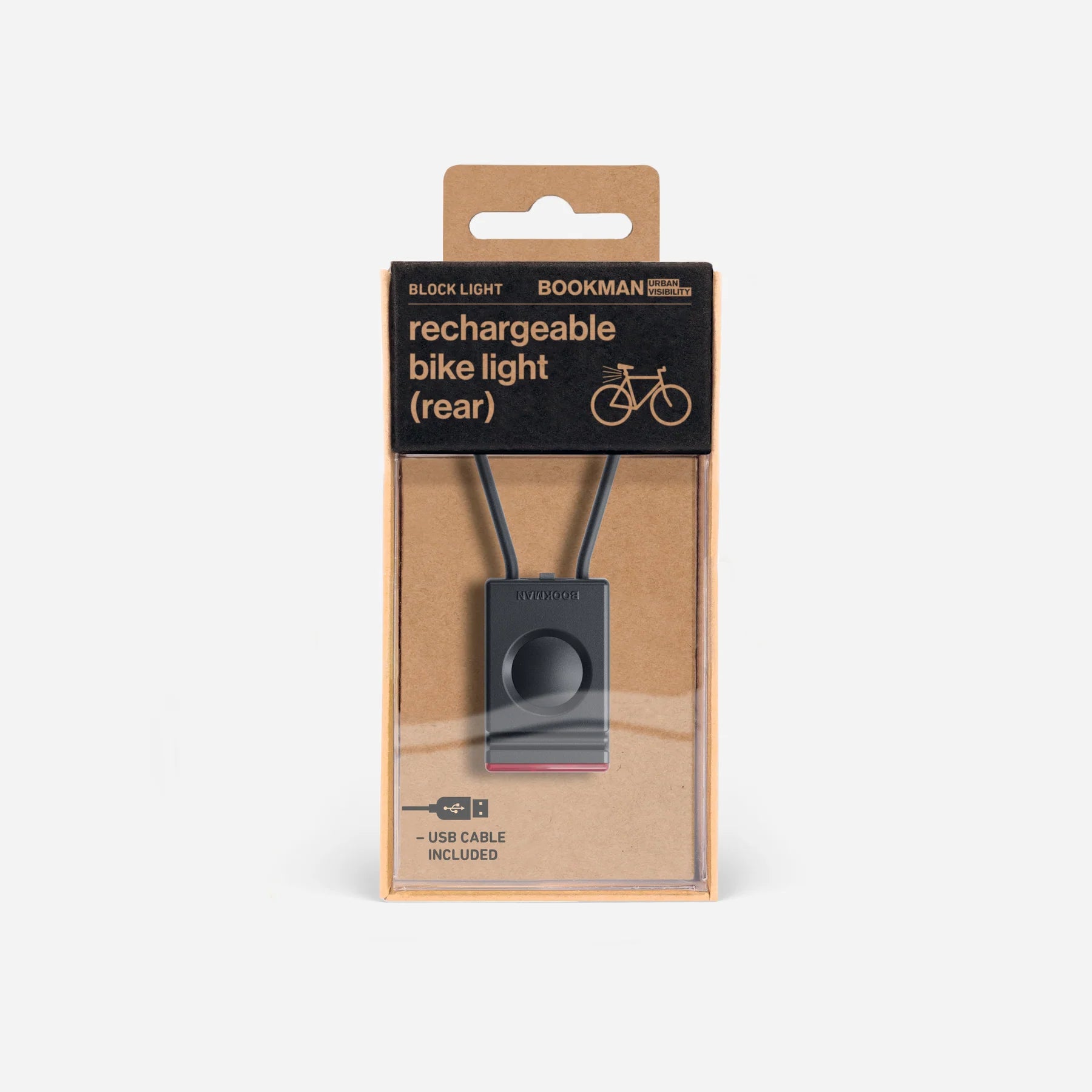 Bookman Block Light Rear Black
