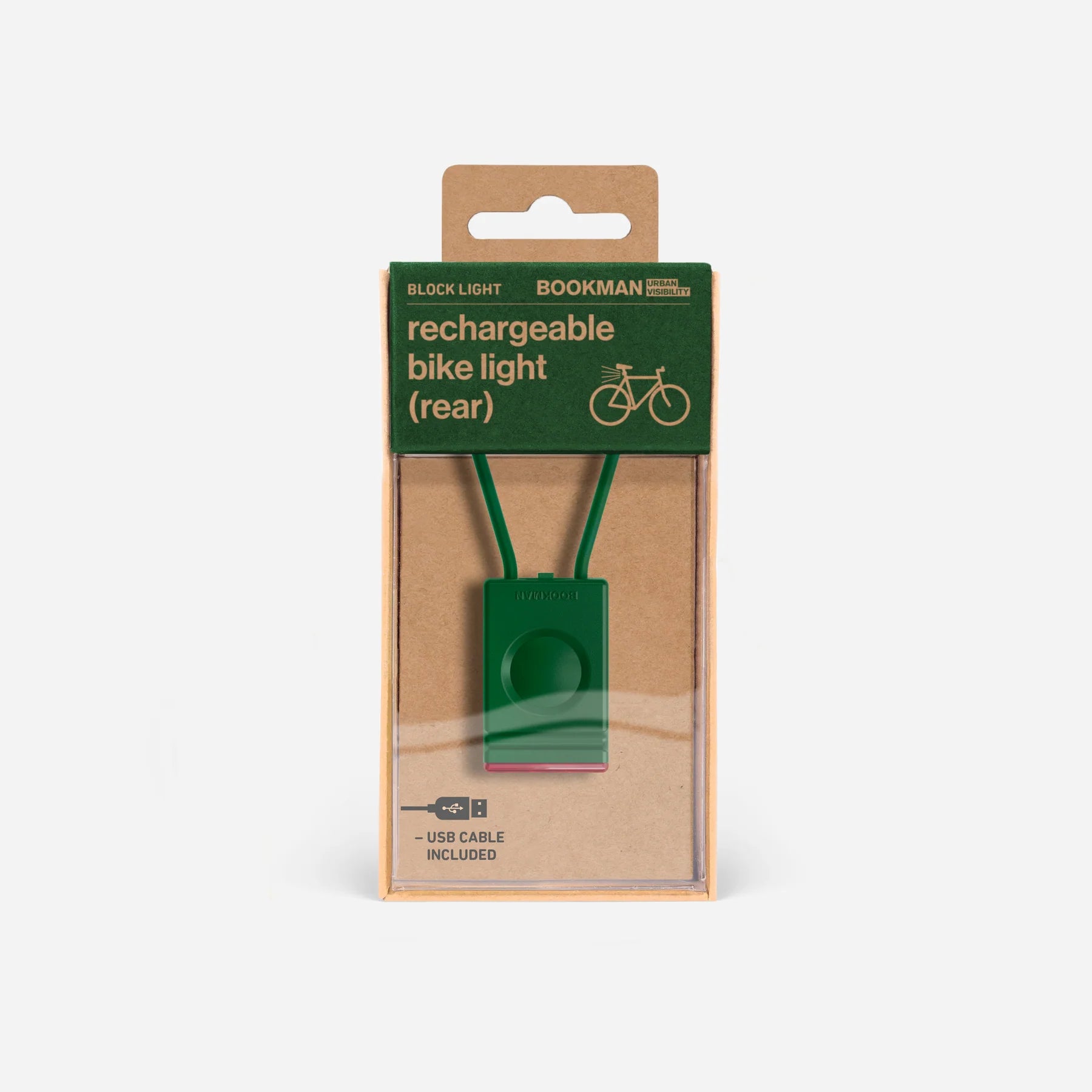 Bookman Block Light Rear Green