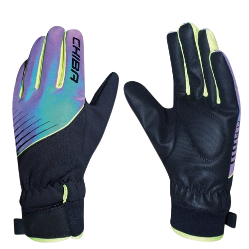 Chiba Kids Waterproof Gloves / Rainbow reflective