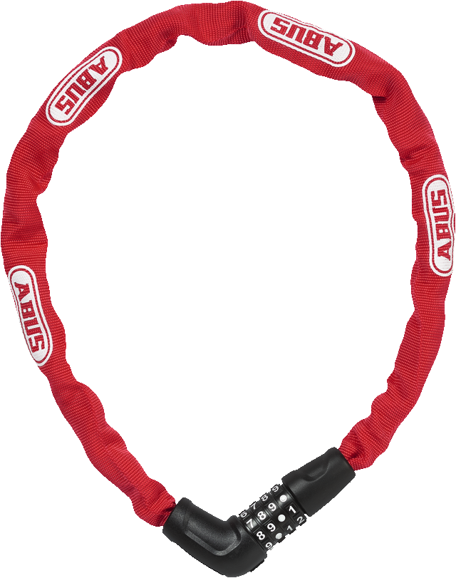 Abus Steel-O-Chain 5805C - 75 cm Red