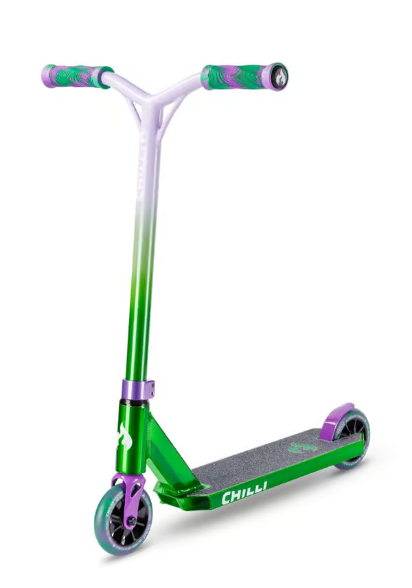 Chilli Pro Scooter Jumpstart S (4-8 Jahre) Green Purple
