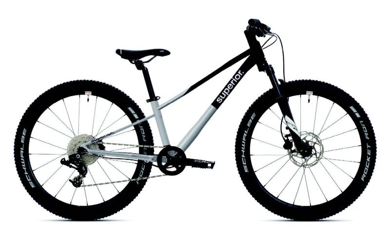 Superior TEAM 24" Mountainbike (7-10 Jahre) Silver Black