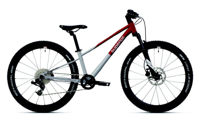 Superior TEAM 24" Mountainbike (7-10 Jahre) Silver Red