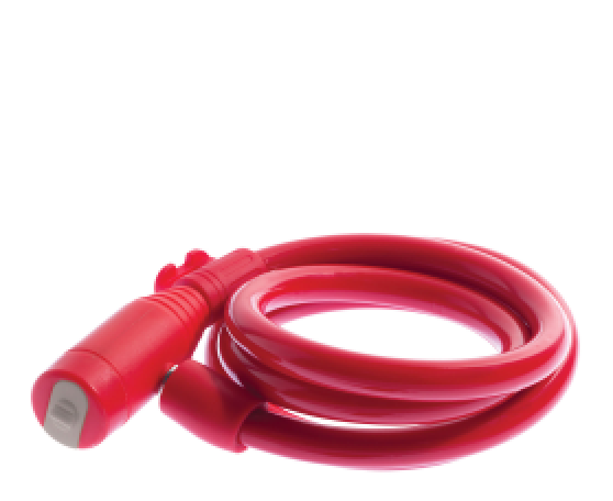 Wag Bike Cable Lock Red