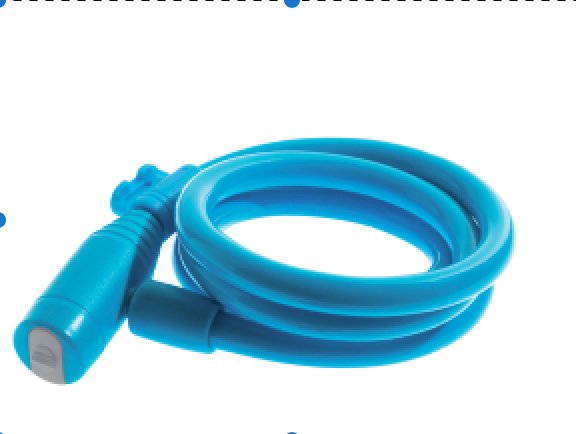 Wag Bike Cable Lock Turquoise
